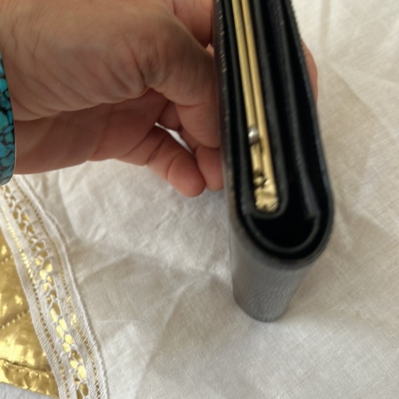 Vintage Koret wallet black leather ladies - Picture 9 of 13